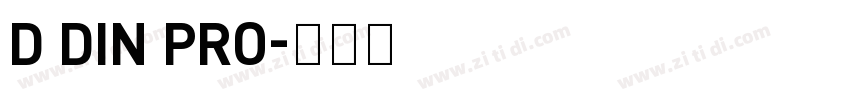 D DIN PRO字体转换